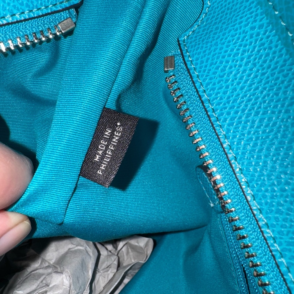 Coach Turquoise Tote Bag - Picture 7 of 12